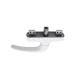 Aluminium Casement Window Opener Handle curved designs with smooth edges