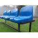 Football Field Fixed Stadium Seating 420mm Seat Width Customized Seat Color