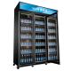 Refreshing Beverage Showcase Freezer 1840L Large Commercial Beer Coolers