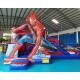 Super Hero Bounce House Combos Inflatable Water Slide