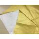 Dupont Paper PU Coated Garment Leather Fabric 0.15mm Matt Gold Color For Thinner Jacket