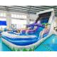 Multi Color 0.55mm PVC Outdoor Inflatable Water Slides