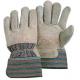 Cotton Back, full palm construction , maintenance, agriculture Cow Leather Gloves 11013