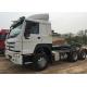 Long Cabin 70 Ton HOWO Tractor Truck For Construction Site