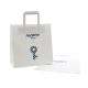 120gsm To 350gsm UV Printing Takeaway Paper Bags With Handle