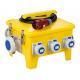Yellow Mobile Portable Electrical Distribution Box Shock Resistant PE Enclosure