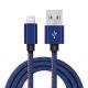 5V 2A Output USB 2.0 Charging Cable Braided 1M USB To Lightning / Android / Type C