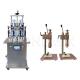 Vacuum Perfume Filling Line Four Heads Manual Perfume Bottle Crimping Machine