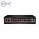 Wholesale price 10port 10/100M POE+2xUP-link IEEE802.3af/at 30W POE Etherent switch for CCTV IP Camera Network