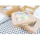 Takeaway Sandwich Containers , Clear Lid Disposable Salad Containers To Go