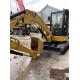 4 Ton Mini Caterpillar 304C Used CAT Steel Tracked Excavators Engineering Diggers