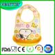 Customised silicone bibs with crumb catcher Lovely Cartoon Design Soft