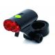 Low Output Rechargeable Rear Bike Lights For Outdoor CE / ROHS Approval