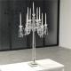 9 Arms Tall Luxury Clear Crystal Candle Holder For Dining Table Wedding Centerpiece   Home Decor
