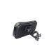 Black Waterproof Bag Cell Phone Holder For Bike 360 Degree Rotating Adjustable