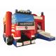 Fire engine inflatable combo inflatable fire truck combo Fire Fighting Truck inflatable combos