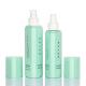 Unique Triangular Cosmetic Spray Bottle Matte Green Frosted Surface 50 Ml