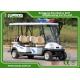 4 Seater Electric Golf Cart For Security Cruise Car With Caution Light