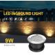 24V IP68 LED Underwater Lights SS316L 9W VDE Cable LED Ground Light