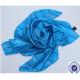 Stylish Blue or Red summer printed silk scarves silk twill evening wraps for Girl