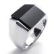 Tagor Jewelry Super Fashion 316L Stainless Steel Casting Rings Collection PXR023