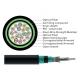 outdoor GYTS53 24 Core Armoured Fiber Optic Cable Long Distance Communication