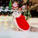 Christmas Style Luxury Cat Clothes Red Cloak Weight 0.15kg For Gift / Souvenir