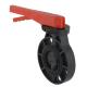 2 Inch to 8 Inch ABS Handle PVC Butterfly Valve with Carbon Steel Stem and EPDM O-Ring