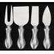 New style Stainless steel 4PCS cheese knives with black box for cheese tools