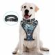 Choke Free Nylon Dog Harness No Pul Easy Control Handle With Front / Back Leash Clips