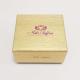 Lid And Base Jewelry Paper Box Gold Color Kraft Paper Jewelry Gift Boxes