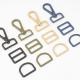 20mm 25mm 38mm Metal D Ring and Swivel Hooks for Environmental Electroplating Bags