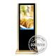 600cd/m2 Brightness Interactive Kiosk Digital Signage in golden color