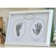Wooden Baby Hand And Footprint Photo Frame Baby Safe Non Toxic Ink Pad For Birthday Gift