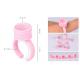 Diameter 1.5cm / 1.2cm Pink Plastic Ink Ring Tattoo Holer Equipment Supplies