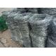 Hot Dip Galvanized Barb Wire Roll  Anti Acid / Alkali For Wire Mesh Fence