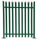 Anti Theft Powder Coated Palisade Fencing , Metal Palisade Security Fencing