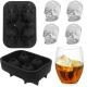 Flexible 3D Skull Silicone Ice Cube Mould For Beer