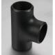 Seamless High Pressure A234 WPB Carbon Steel Pipe Tee Black Painting