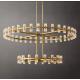 LED round two-tier chandelier 60〃