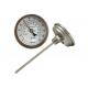 Food Safe Probe Bimetallic Brew Kettle Thermometer With 82mm Large Dial
