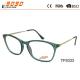 2018 hot sale style TR90 Optical frames, stainless steel temple ,suitable for men and women