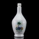 Custom 700ml Frost Surface Handling Rum Glass Bottle With Cork