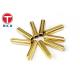 Custom CNC Brass Parts Painting Copper Pin Crown Spring Connector