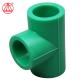 Green  Polypropylene PPR Pipe Fitting Light Easy To Install Long Life Span