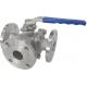 Light Weight Floating Ball Valve Cast Steel / Ductile Iron Material Body