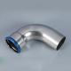 Free Samples SS 304l Pipe Fittings , Stainless 90 Degree Elbow