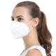 White Color KN95 Face Mask Damp - Proof Smooth Breathing 3D Solid Arc Design