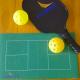 Customized Slip Resistant Pickleball Court Mat 45 Lbs Durable And Safe