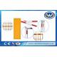 IP54 Electric Boom Barrier Toll Barrier Gate With Aluminum Alloy Straight Arm